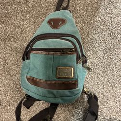 Blue Convertible Purse