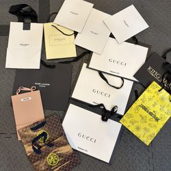 Luxury Gift, And Shopping Bags Gucci Saint Laurent Miu Miu 