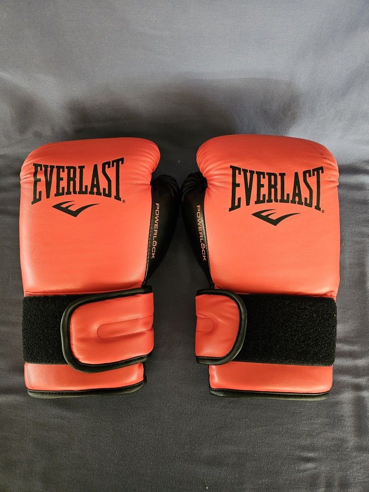 Everlast PowerLock2 Training Glove 16Oz Red/Black