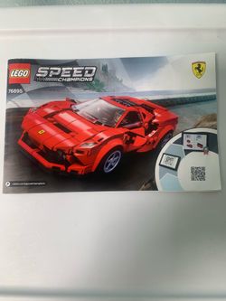 Lego Speed Champions Ferrari F8 Tributo (#76895) - 100% Complete