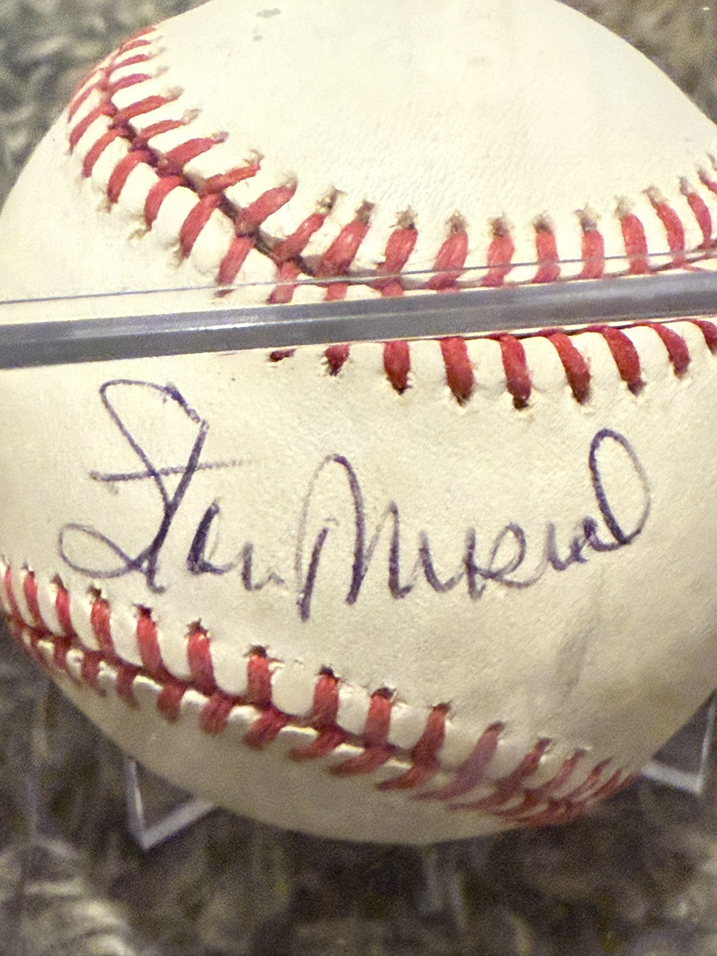 Stan Musial autographed