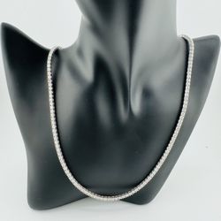 Lab Grown Diamond Tennis Necklace 
