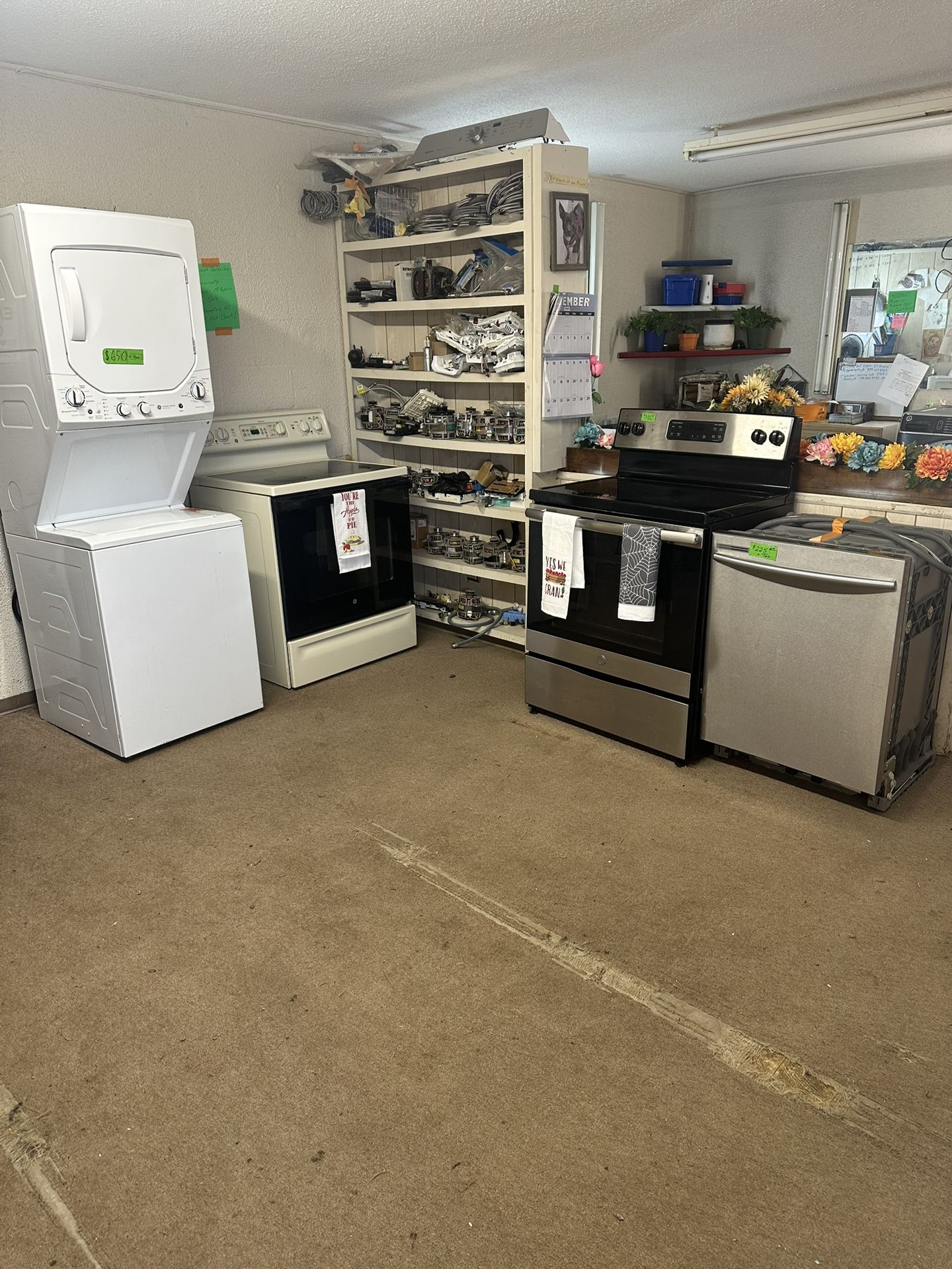 Variety Appliances (Washers, Dryers, Sets, Stoves, Etc.) $75 And UP