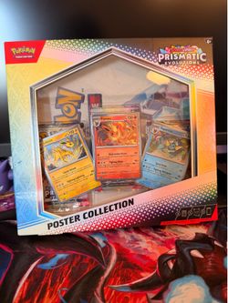 Pokemon prismatic evolutions poster collection