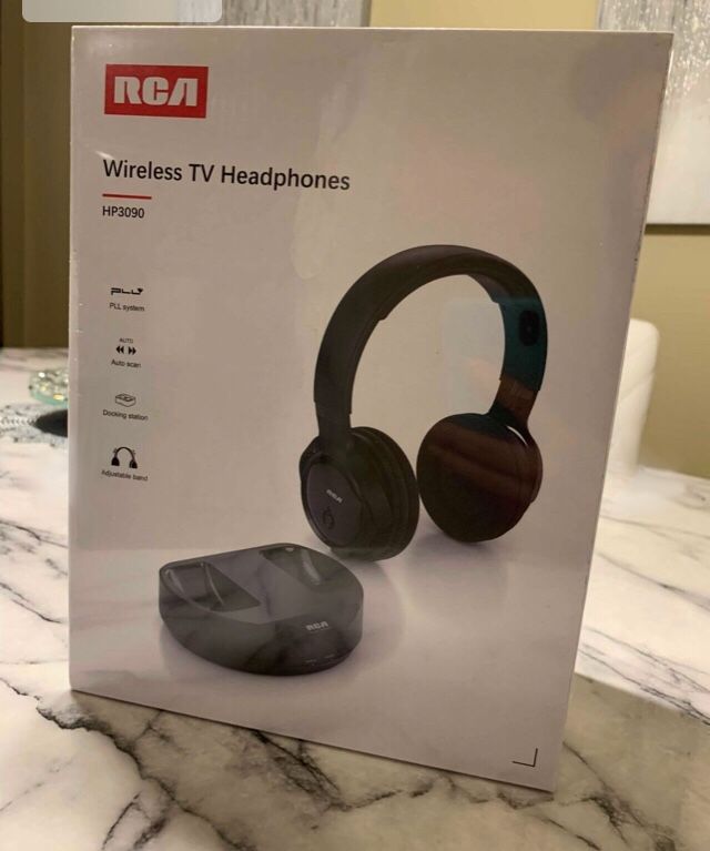 Murrieta (LOS ALAMOS & HANC0CK) BRAND NEW RCA Wireless TV Rechargeable Headphones, Over Ear Headset for TV Watching, PC, Phone, TV Box, MP3, iPod VCD