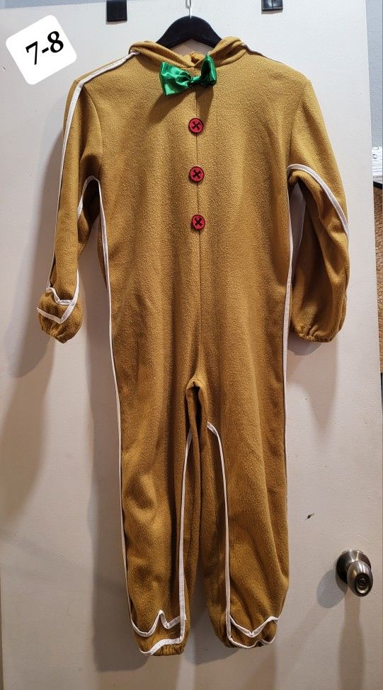 Gingerbread Man Costume 7-8