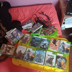 Xbox Con Tele Y Juegos 