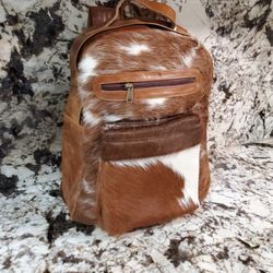 Cowhide Backpack 