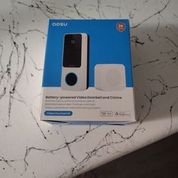 Aosu Battery Operated Video Doorbell And Chime 