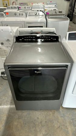 Whirlpool Front Load Dryer, Stainless Steel, Great Condition with Large Capacity