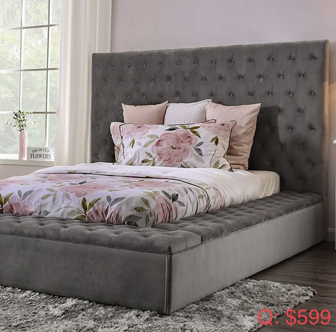 Queen Bed Frame With Storage
