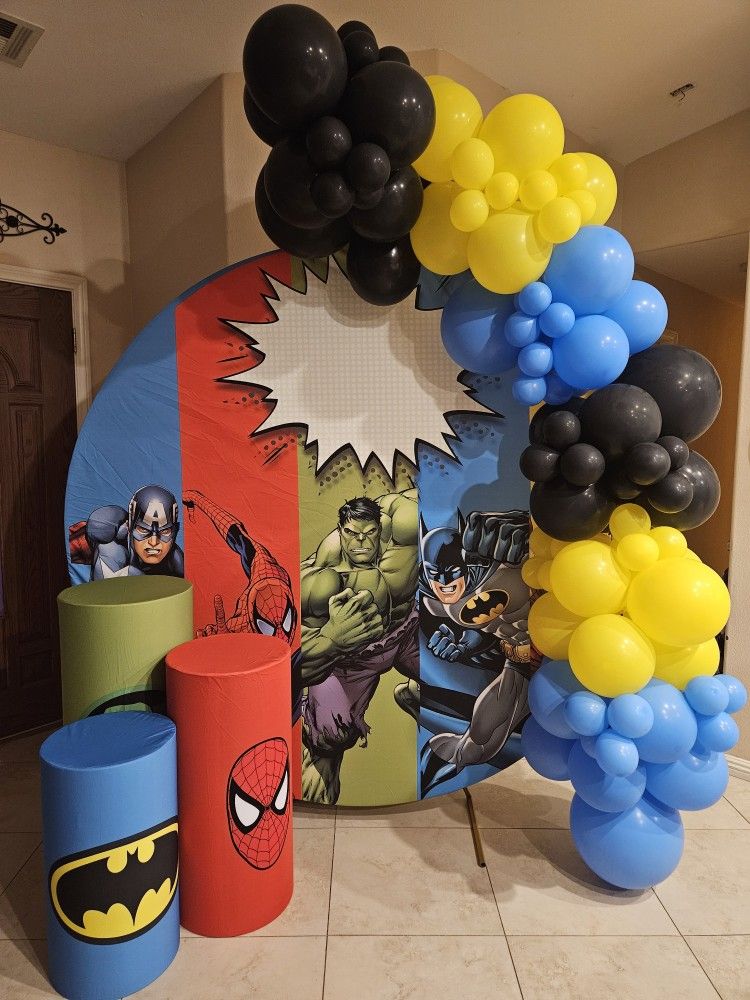 Super Hero Backdrop