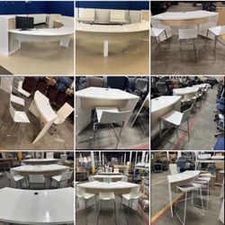 Office Furniture Reception Desks Training Clasroom Tables Office  Guest Lobby Waiting Room Chairs Filing Cabinets & More 