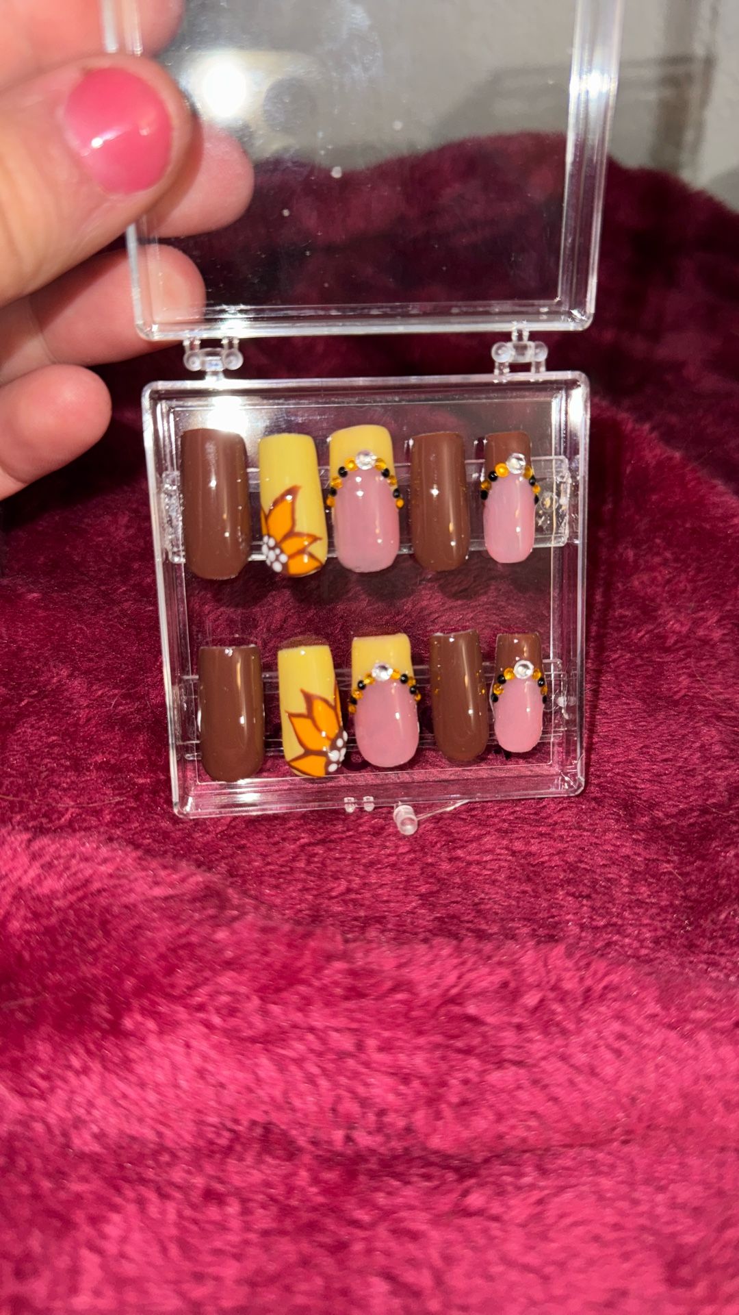 Sunflower Nails