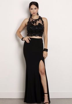 2 piece homecoming/prom dress