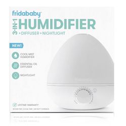 Fridababy 3-in-1 Humidifier, Diffuser + Nightlight