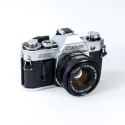 Canon AE-1 35mm SLR Film Camera (Cult Classic)