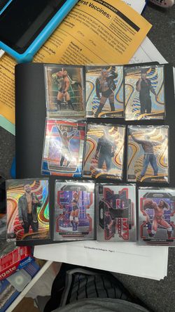WWE Trading Cards Lot – Revolution, Prizm, Select