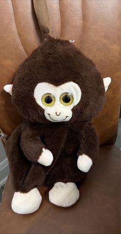 Calplush Backpack The Monkey Plush Stuffed Animal