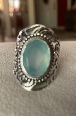 Sterling Silver 925 Size9 In Great Condition 