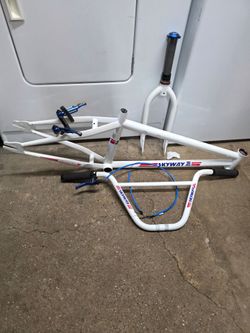 Skyway 20 inch TA retro bmx bike frame fork bars extras