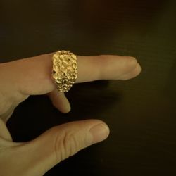 nugget 14k ring