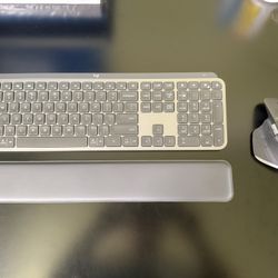 Logitech MX mouse, keyboard, palm rest bundle (or separate)