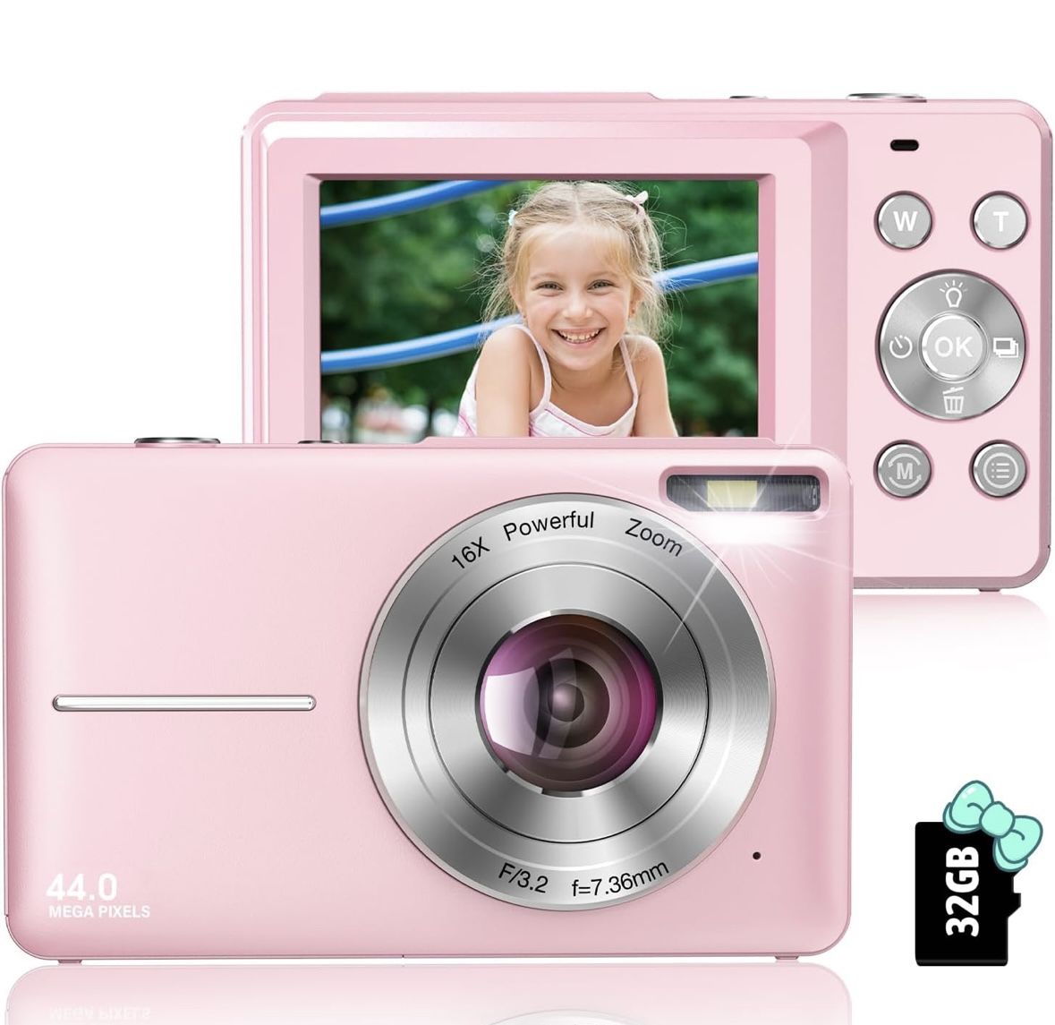 Digital Camera, FHD 1080P Digital Camera Pink #1
