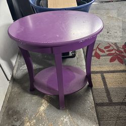 Purple Table