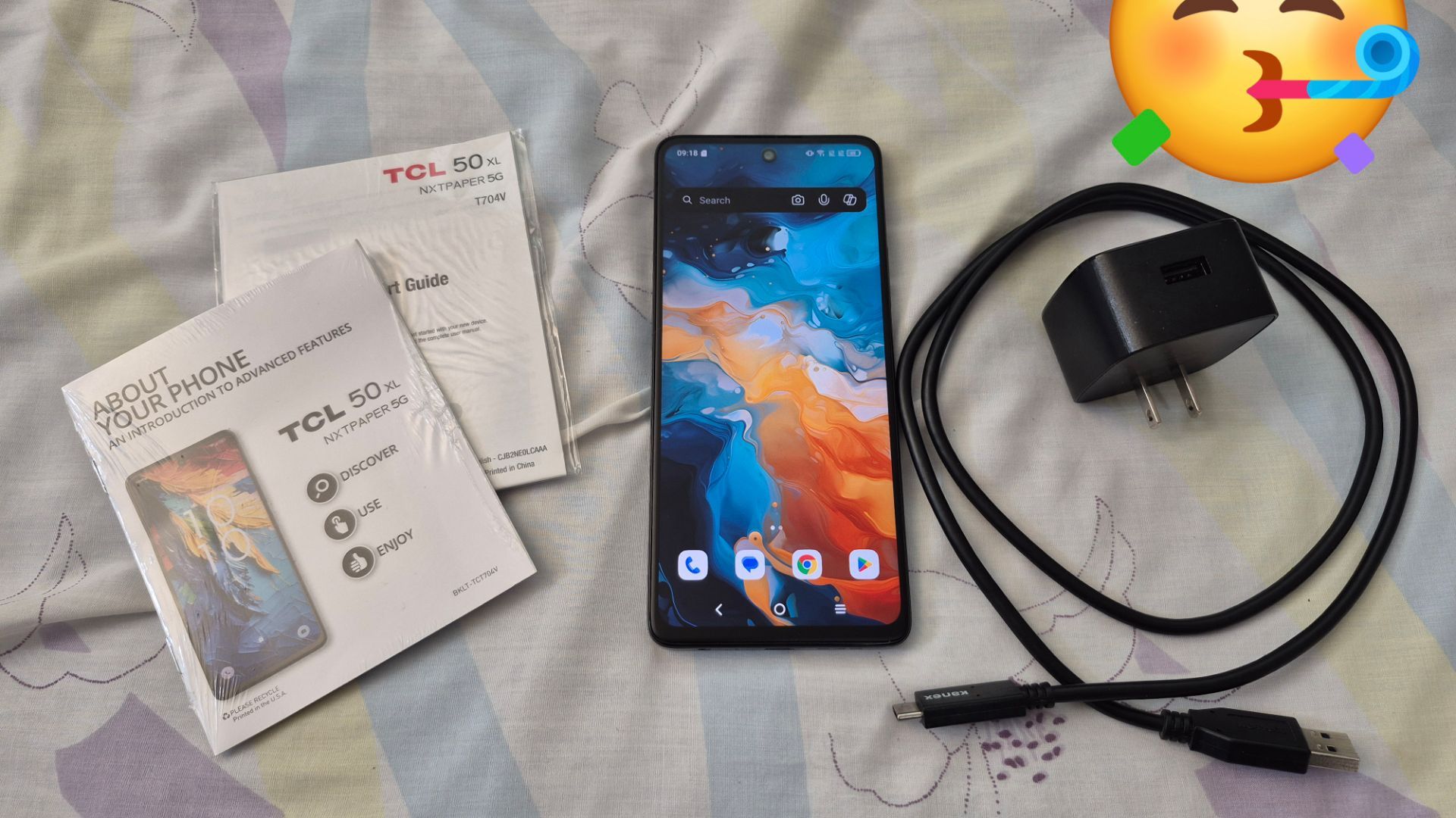 Unlocked TCL NXTPaper 50XL 5G 128GB 50MP Camera 6.6" Paper-Like Display 5010mAh Android Smartphone