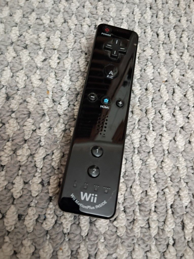 Nintendo Wii Motion Control Remote Controller Black Oem