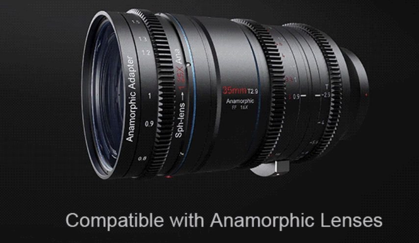 Sirui 1.6x Full Frame Anamorphic RF Lens Bundle 2 Lenses And Adaptor