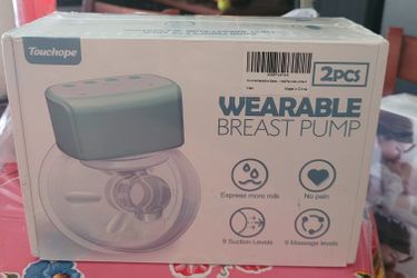 Wearable Breast Pump Breastfeeding, Hands Free Portable Breast Pump with 3 Modes & 9 Levels Electric Breast Pump with LCD Screen, No Leakage, Low Nois