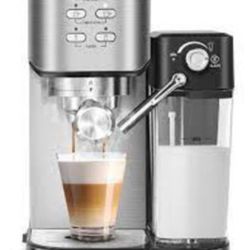 ILAVIE 6-in-1 Espresso Coffee Machine Built-In Automatic Milk Frother, 20 Bar Espresso & Cappuccino & Latte Maker, Retail $200!!!!