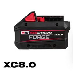 Milwaukee M18 FORGE XC8.0 Battery 18V Lithium-Ion New