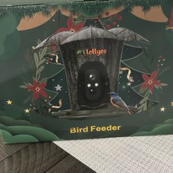 Bird Feeder Cámara W Solar Panel