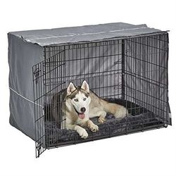 New World Dog Crate Comfort Kit by, Matching Dog Crate Cover & Dog Bed to Make Your Dogs Crate Their Home, Compatible with Midwest Homes for Pets & Ne