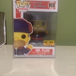 Mr Plow Funko Pop Hot Topic Exclusive with Protector