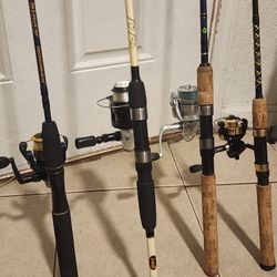 Fishing Pole With Reels Take It All For $95