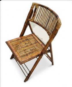 Bamboo Folding SINGLE CHAIR Nice!