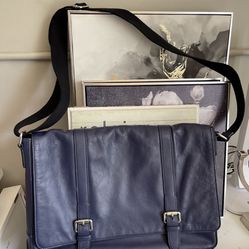 Cole Haan Messenger Leather Laptop Bag