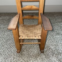 Mini Wood Decorative Rocking Chair – $10 🪑
