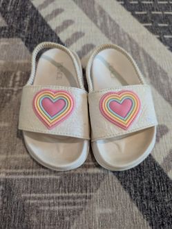 Sparkle Heart Toddler sandals