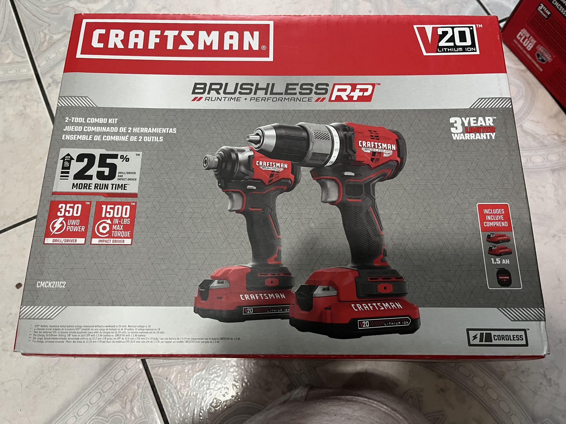 Craftsman 2 tool combo kit