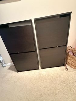 IKEA Bissa Shoe Storage - Two Sets