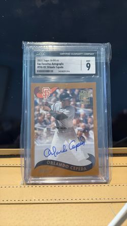 ORLANDO CEPEDA AUTOGRAPHED