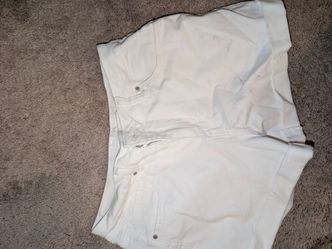 White Denim Jean Shorts 8