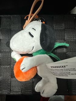 Snoopy Keychain Starbucks