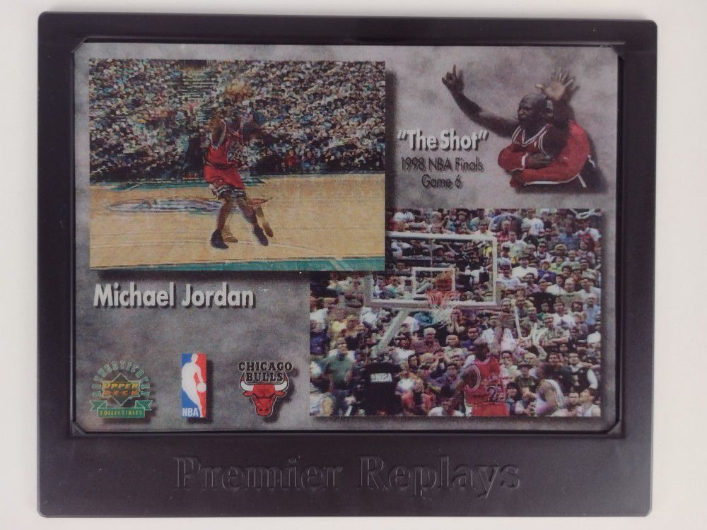 Michael Jordan 1998 Upper Deck Premier Replays "The Shot" Holographic Photo
