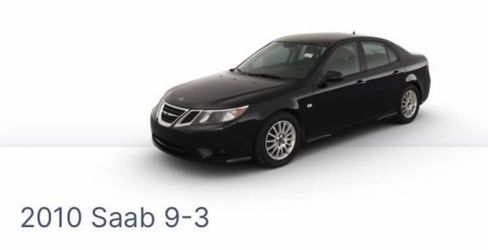 2010 Saab 9-3 2.0T Turbo 6-speed Manual